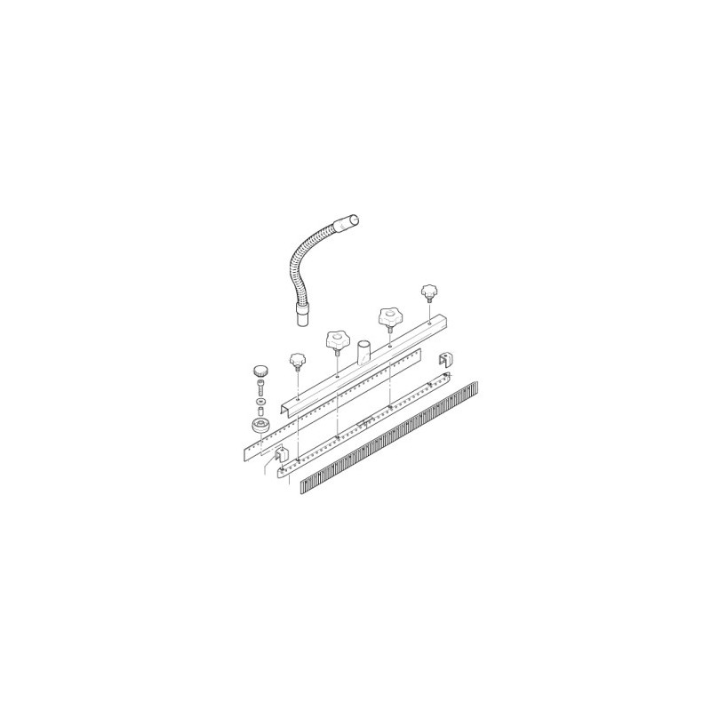 Suceur droit RA 501 B 80cm