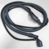 Flexible d'aspiration et vapeur (3m) avec coude - DS9